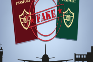 passports image fake stamp