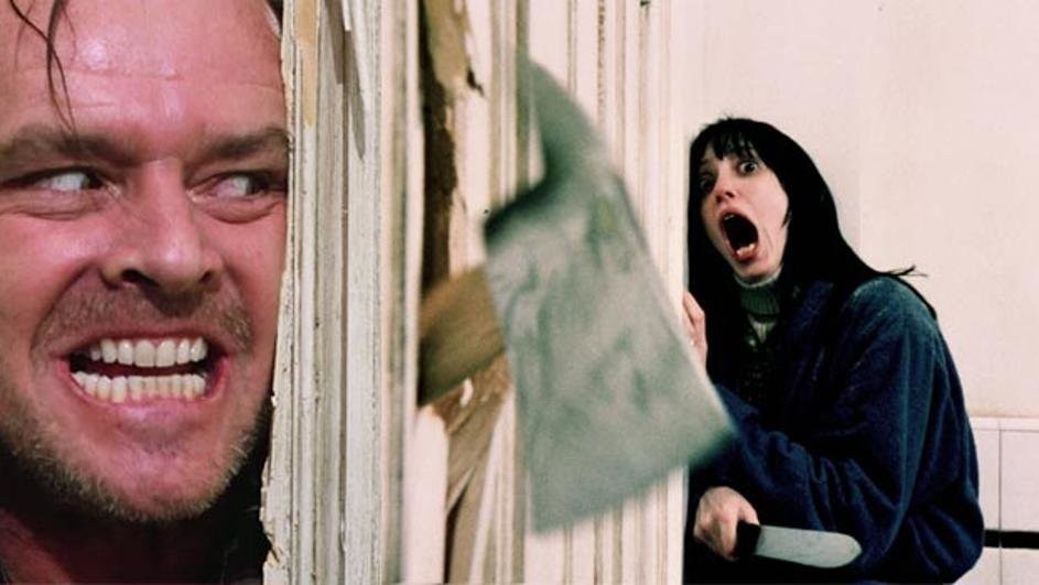 The axe scene from The Shining