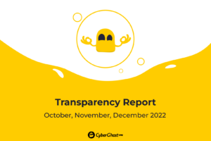 CyberGhost VPN’s Quarterly Transparency Report – October, November, December 2022