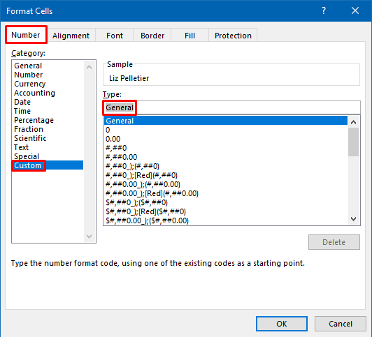 screenshot of cell customization to restrict access on Excel.