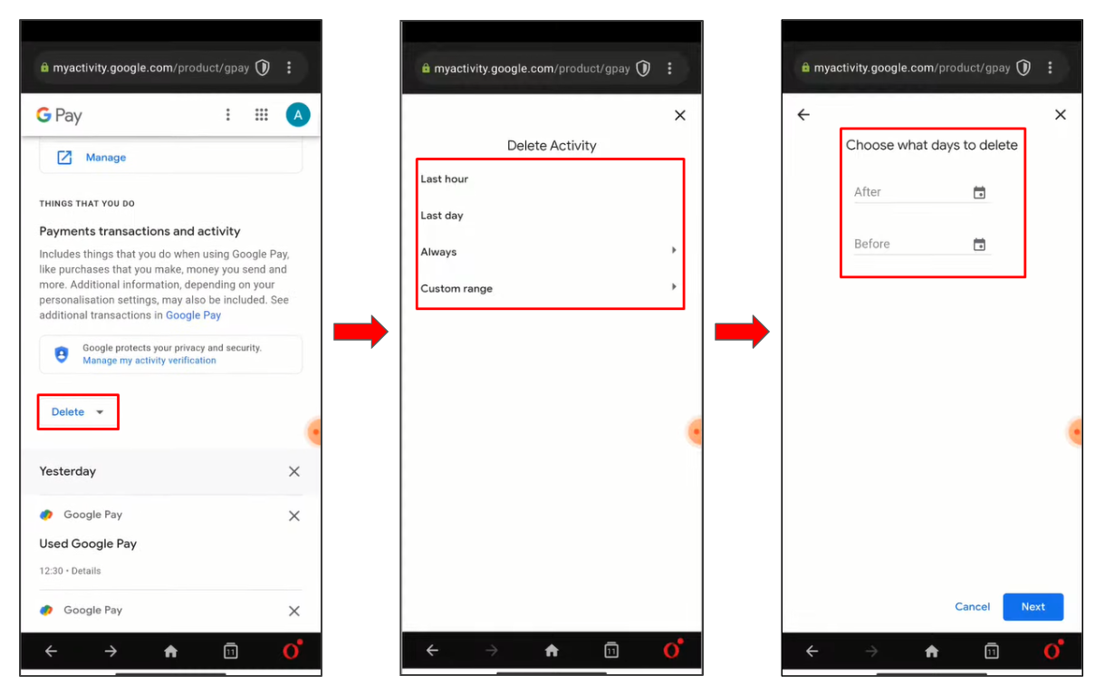 Guide Delete Google Pay Transaction History CyberGhost VPN