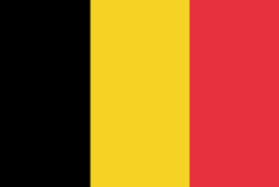 The flag of Belgium