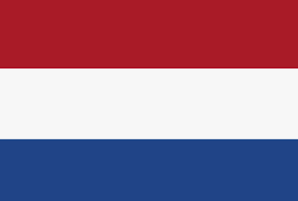 The flag of Netherland