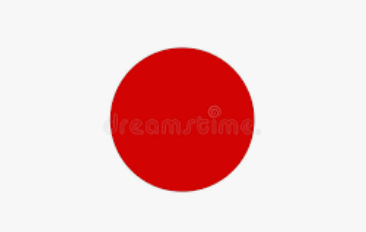 The flag of Japan