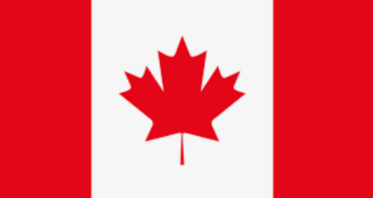 The flag of Canada