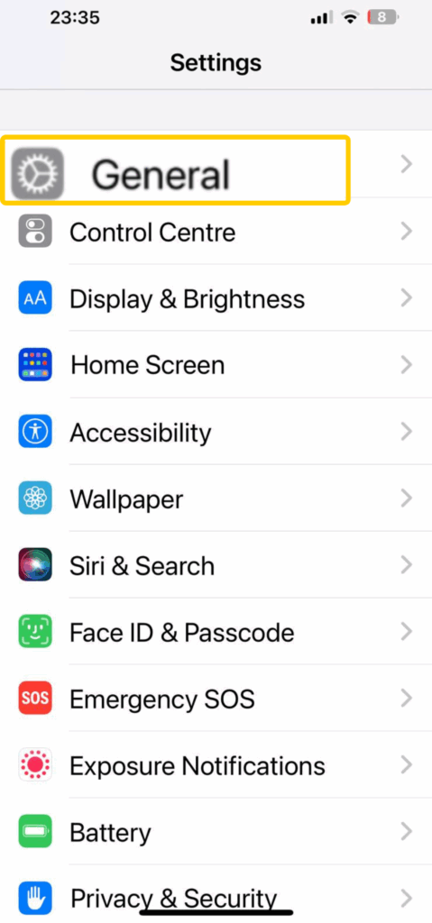 Schermafbeelding van de knop Verbinden uitgeschakeld in de CyberGhost VPN iOS-app